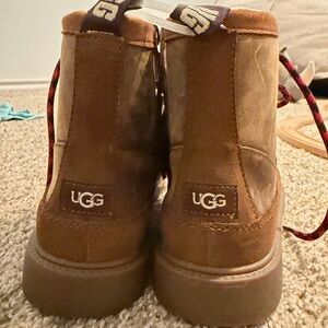 UGG Chestnut Leather Ankle Boots